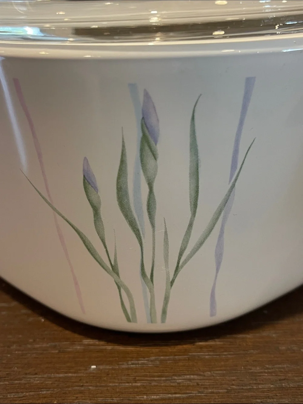 5 liter Corningware Caserole Baking dish Iris